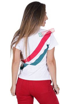 Camisa Fluminense Feminina 1969 Tricolor - Liga Retrô