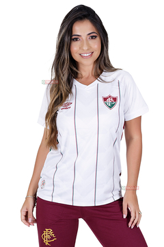 Camisa Fluminense Umbro Feminina Branca 2020