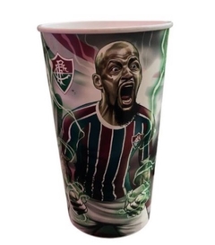 Copo Fluminense do Felipe Melo Coleção Ídolos- Plástico 550ml