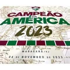 Bandeira Fluminense Campeão da América de 2023 - 128cm x 90cm - loja online