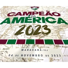 Kit Bandeira e Flâmula Fluminense Campeão da América 2023