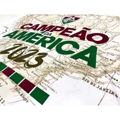 Bandeira Fluminense Campeão da América de 2023 - 128cm X 90cm