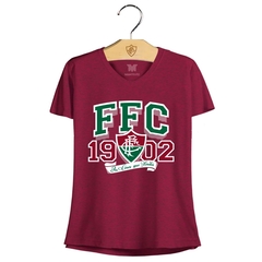 Camisa Fluminense FFC Feminina Grená - Manto Fc