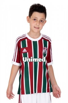 Camisa Fluminense Infantil Tricolor 2014 Adidas