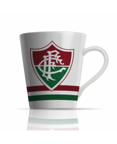 Caneca de Porcelana Fluminense 290ml Branca - Allmix