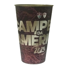 Copo Fluminense Campeão Libertadores 2023 - Plástico 550ml