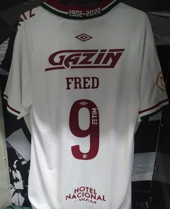 Camisa Fluminense Branca Fred nº 9 - Umbro 2022 Completa - comprar online