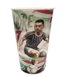 Copo Fluminense do André Coleção Ídolos- Plástico 550ml