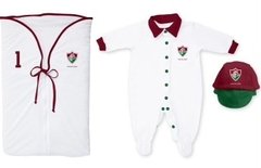 Kit Saída de Maternidade Fluminense Branco Menino