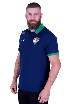 Camisa Polo Fluminense Viagem Azul - Under Armour - comprar online