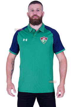 Camisa Polo Fluminense Viagem Verde - Under Armour