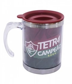 Caneca Térmica Acrílica Fluminense Tetra Campeão 400 ml