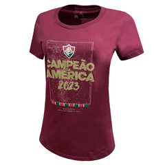 Camisa Fluminense Feminina Grená Campeão da América 2023 - Liga Retrô