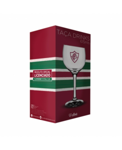 Taça Drinks de Vidro do Fluminense 615ml - Allmix