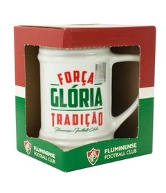 Caneca Porcelana Branca 500ml - Fluminense na internet