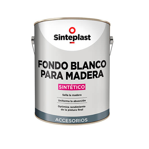 Fondo para Madera Blanco 4 Lts Sinteplast