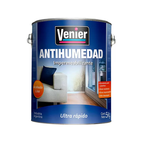 Impermeabilizante Antihumedad Ultra Rápido 4 Lts Venier