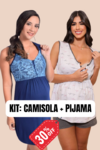 Kit: Camisola Eva + Pijama Lua