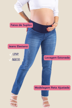 Calça Jeans Gestante - Oregon - loja online