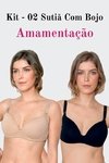 Kit - Sutiã Amamentação Com Bojo