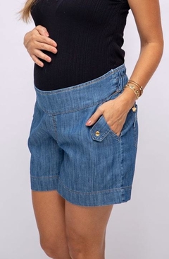 Shorts Jeans Gestante