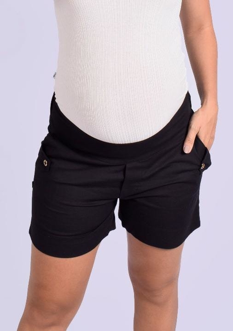 Short jeans com elastico para best sale gestante