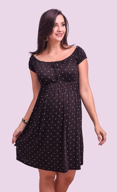 Vestido de viscose para best sale gestante