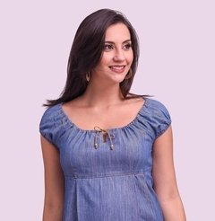 Vestido Jeans Gestante - comprar online