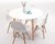 Mesa Redonda De Comedor Madera 90cm Diseño Moderno Eames - comprar online