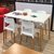 Juego De Comedor Mesa Eames 140 X 80 + 6 Sillas Milan - comprar online