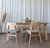 Mesa de comedor escandinava madera 160 x 90 Alba - tienda online