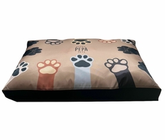 COLCHONETA LAVABLE L PATITAS BEIGE - Mundo Pepa Pets