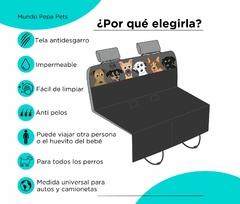 FUNDA PARA AUTO Y CAMIONETA CANICHE - Mundo Pepa Pets