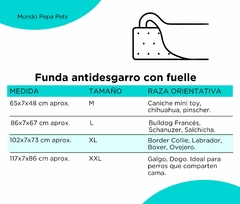 Funda XL antidesgarro para colchoneta perritos mix - comprar online