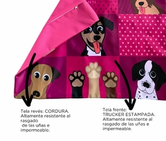 Funda M antidesgarro para colchoneta mestizos fucsia - Mundo Pepa Pets