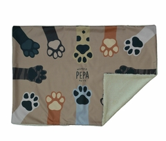 MANTAS IMPERMEABLES CORDERITO MEDIANO PATITAS - BEIGE - comprar online