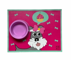 INDIVIDUAL SCHNAUZER CARITA FUCSIA - comprar online