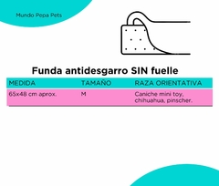 Funda M antidesgarro para colchoneta mestizos fucsia - comprar online