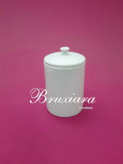 Pote com tampa - Segunda Linha - Bruxiara Porcelanas