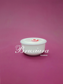 Pote c/tampa Plástica - Bruxiara Porcelanas