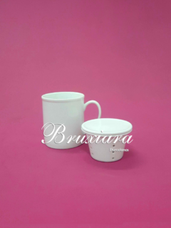Caneca c/infusor e tampa - Bruxiara Porcelanas