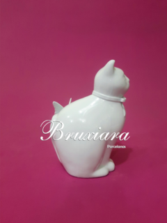 Gato Liso sem chapéu - Bruxiara Porcelanas