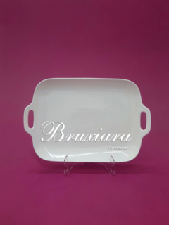 Travessa Retangular - Bruxiara Porcelanas