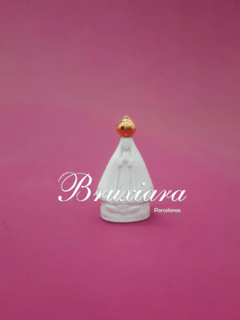 Nossa Senhora Aparecida c/ouro - Bruxiara Porcelanas