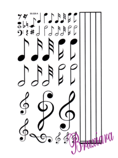55029(A) Notas Musicais