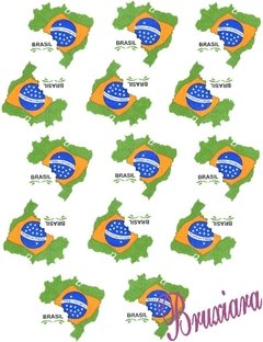 55065 Bandeira Mapa do Brasil na internet