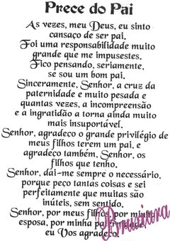 55647 Oração Prece do Pai - comprar online