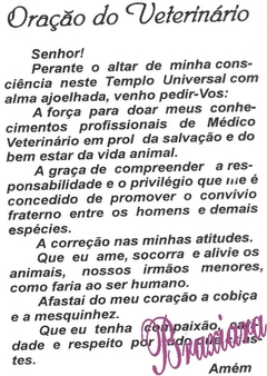 55659 Oração do Veterinário