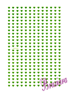 81301(F) Coração Verde - Bruxiara Porcelanas