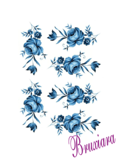 90051 Flor Azul - loja online